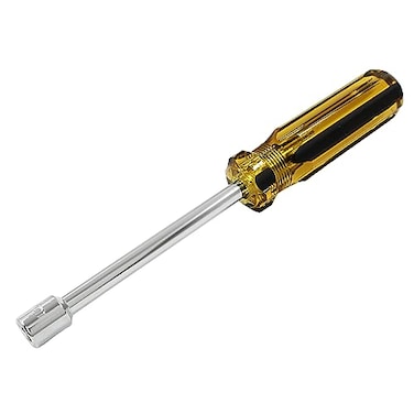 Biaungdo 8mm Socket Wrench Screwdriver Hex Socket Wrench HighCarbon Steel Hexagon Nut Driver NonMagnetic Tip Hex Nut Screwdriver Hand Tool for RepairsPlastic Handle