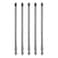 HARFINGTON 5pcs SL6 Magnetic SLotted Screwdriver Bits 6mm S2 Steel Flat Head Screwdriver Bit 14 Hex Shank Industrial Grade Screw Driver Drill Bits 6 Long for Remove Fastening Screws