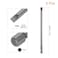 HARFINGTON 5pcs SL6 Magnetic SLotted Screwdriver Bits 6mm S2 Steel Flat Head Screwdriver Bit 14 Hex Shank Industrial Grade Screw Driver Drill Bits 6 Long for Remove Fastening Screws