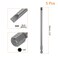 HARFINGTON 5pcs SL6 Magnetic SLotted Screwdriver Bits 6mm S2 Steel Flat Head Screwdriver Bit 14 Hex Shank Industrial Grade Screw Driver Drill Bits 6 Long for Remove Fastening Screws