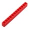 LDEXIN 20Pcs 12 Holes Hex Shank Screwdriver Bit Holder Plastic Screwdriver Head Storage Case Drill Bit Storage Case Screwdriver Head Holder Organizer Fit for 14 Inch Hex Shank Red