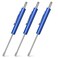 Silginnes Mini Pocket Screwdriver Removal Tool Precision Thermostat Tool 3 Pack Schrader Removal Small Size 3 Point Screwdriver Automotive Tools