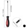 Utoolmart Ball Head Allen Precision Screwdriver 4mm x 100mm Balldriver Screwdrivers Hex Design Wrench Hand Tool 2Pcs