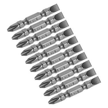 uxcell 10 Pcs PH2SL6 Magnetic Double Ended Screwdriver Bits 14 Inch Hex Shank 197inch Length S2 Power Tool