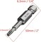 XMHF 10 Piece 50mm Long 14 Inch Hex Shank T10 Torx Head Magnetic Screw Driver Bit Set Security Tamper Proof Star 6 Point Screwdriver Kit Tools
