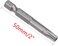 XMHF 10 Piece 50mm Long 14 Inch Hex Shank T35 Torx Head Magnetic Screw Driver Bit Set Security Tamper Proof Star 6 Point Screwdriver Kit Tools