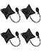 QWORK Air Pump Wedge 4 Pack Adjustable Inflatable Spacer for Door Window Vehicle Alignment