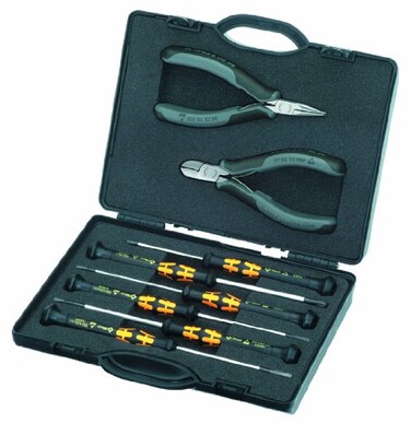 KNIPEX 00 20 18 ESD 8Piece Electronic Tool Set