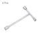 HARFINGTON 4pcs 3Way Wrench 8mm 10mm 12mm Socket T Handle for Repairing Bicycle Automobile and DIY