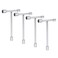 HARFINGTON 4pcs 3Way Wrench 8mm 10mm 12mm Socket T Handle for Repairing Bicycle Automobile and DIY