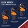 KNINE OUTDOORS Screwdriver Set Repair Kit Maintenance Tools with File Set Hex Key Set Ergonomical Designed TBAR Ratcheting Wrench Rubber Mallet Bits Wrenches Adapters Pin Punches 138 Set