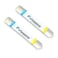 PZRT 2PCS Metal Flat Spudger Soft Thin Opening Pry Tool Bar Opener Stainless Steel Blade for Mobile Phone Broken Screen Glue Removal Battery Opening Tools Smartphone Parts