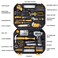 SOARFLY Upgraded 180 Piece Tool Set Tool Kit with 8V Cordless Drill Set General Household Hand Drill Kit for Men and Women Plastic Storage Toolbox for DIYers Home Maintenance and Everyday RepairsOrang