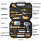 SOARFLY Upgraded 180 Piece Tool Set Tool Kit with 8V Cordless Drill Set General Household Hand Drill Kit for Men and Women Plastic Storage Toolbox for DIYers Home Maintenance and Everyday RepairsOrang