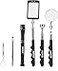 NEIKO 20736A 6 Piece Set Magnetic Tool Telescoping Mirror Set Adjustable Telescoping Magnetic Pickup Tool Flashlight 15lb Retriever Tool 360 Swivel Magnet Mirror Magnetic Tools for Mechanic
