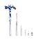 YOUMI 6 in 1 Multifunctional AntiCorrosion and AntiRust Floral Hammer Screwdriver Tool Set with SlottedFlat Head Phillips Screwdriver Nail Puller and Claw Hammer Best Gift for SweetheartBlue