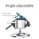 LuTangous 25 Inch Mini Vise with 360 Degree Swivel Base Aluminum Alloy Tabletop Vise for Jewelry Watch DIY