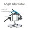 LuTangous 25 Inch Mini Vise with 360 Degree Swivel Base Aluminum Alloy Tabletop Vise for Jewelry Watch DIY