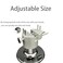 LuTangous 25 Inch Mini Vise with 360 Degree Swivel Base Aluminum Alloy Tabletop Vise for Jewelry Watch DIY
