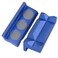 BARTOO Aluminum 4 Vise Jaws Pads Magnetic Reversible Pipe Vise AN Fitting Vice Jaw Covers Professional Grade MultiPurpose Vise Jaw Protective Inserts for Any Metal Bench Vice 4 Blue