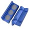 BARTOO Aluminum 4 Vise Jaws Pads Magnetic Reversible Pipe Vise AN Fitting Vice Jaw Covers Professional Grade MultiPurpose Vise Jaw Protective Inserts for Any Metal Bench Vice 4 Blue