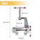Eyech Mini Table Clamp Vice Jewelry Bench Clamp Univeral Portable Work Small Bench Vise for Craft Model Building Electronics Jewelry Making