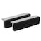 FarBoat 4 Vise Jaws 2 Strongly Magnetic Universal Soft Vise Pad Covers Metal Clamp Jaw Flat Cover Aluminum Multipurpose Jaw Protector Black