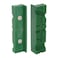 HARFINGTON Magnetic Vise Jaws 5 Inch Magnet UGrooves Soft Rubber Bench Jaw Pads Covers MultiPurpose Protector for Woodworking Jewelry Making Plumbing Green
