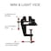 MIKMAYTOO Mini Table Clamp Small Bench Vice for Jewelers Hobby Clamps Craft Repair Tool Portable Work Bench Vise mini BLACK MINI 14 INCH