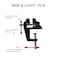MIKMAYTOO Mini Table Clamp Small Bench Vice for Jewelers Hobby Clamps Craft Repair Tool Portable Work Bench Vise mini BLACK MINI 14 INCH