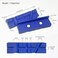 MYTEC Vise Jaws Pads Strongly Magnetic Universal Vise Soft Jaws Sturdy TPU material Professional Grade MultiPurpose Vise Jaw Protective Inserts for Any Metal Bench Vice Blue 45 1 pair