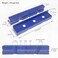 MYTEC Vise Jaws Pads Strongly Magnetic Universal Vise Soft Jaws Sturdy TPU material Professional Grade MultiPurpose Vise Jaw Protective Inserts for Any Metal Bench Vice Blue 60 1 pair
