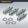 POWERTEC Riser with Washers for Bench Dog Puck Compatible with TTrack Dog Holes Elevates Work Surface for Painting Sanding and Cutting 1420 UNC 4Pack 72169