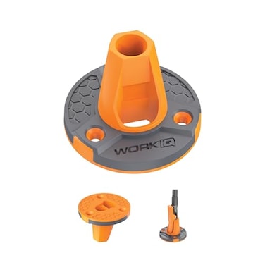 WORK IQ Work IQ Tools IQ Connect Bench Mount ScrewDown Port for IQ Connect Accessory System Reversible Design Surface Mount and Flush Mount Options