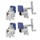 WORKPRO 2Pack 34 Pipe Clamps Wood Gluing Pipe Clamp Set with Hshaped Feet Lightweight Cast Aluminum Quick Release Wood Clamps for Woodworking Carpentry Home Improvement and DIY Projects