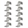 lasenersm 10 Pieces M22 Pipe Strap 304 Stainless Steel Single Hole Pipe Clamp EMT Pipe Strap One Hole Strap Pipe Strap One Hole Pipe Strap Pipe Clamp EMT Conduit Clamp for 21mm 22mm Pipe Fixing