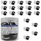 TOMSHIELE 25Pcs Premium Stainless Steel Cable Clamps 14inch 304 SS with Rubber Cushion for Secure Installation of Pipes Tubes Wires by