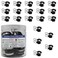 TOMSHIELE 25Pcs Premium Stainless Steel Cable Clamps 14inch 304 SS with Rubber Cushion for Secure Installation of Pipes Tubes Wires by