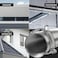 Repa Market 4 Inch Galvanized Pipe Hanger with Rubber Conduit Mounting Clamp PVC Tube Brackets Metal Pipe Clamps Tube Wall Mounting Bracket Clamp Rigid Conduit Holder 4in Pipe Clamp