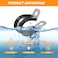 SEELUBALAR 60PCS Cable Clamps Assortment Kit 7 Sizes 14 516 38 12 58 34 1 Rubber Insulated P Clamps Stainless Steel Automotive Clamp for Wire Hose Pipe Secure Routing
