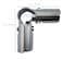 FLEXKEA 90 Degree 3Way Pipe Connector Stainless Steel End Rail Clamps 1 in OD Chain Link Fence Fittings with Bolts and Nuts 4 Set