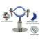 Auvotuis 2PCS 304 Stainless Steel Wall Mount Ceiling Mount Pipe SupportsSuitable for OD Pipe 1123840mmAdjustable Height 3050mm Adjustable Pipe Bracket Clamp with Screws