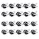 Bonsicoky 20Pcs 12 Inch Stainless Steel Cable Clamps Rubber Cushioned Insulated Pipe Clamp Rtype Metal Wire Clamp for Tube Hose