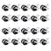 Bonsicoky 20Pcs 12 Inch Stainless Steel Cable Clamps Rubber Cushioned Insulated Pipe Clamp Rtype Metal Wire Clamp for Tube Hose