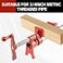 COGNATIVE 34 2Pack Pipe Clamp for Woodworking Heavy Duty Cast Iron Quick Release Pipe Clamps with stand Home Improvement Workshop and Construction Site