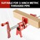 COGNATIVE 34 2Pack Pipe Clamp for Woodworking Heavy Duty Cast Iron Quick Release Pipe Clamps with stand Home Improvement Workshop and Construction Site