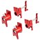 COGNATIVE 34 2Pack Pipe Clamp for Woodworking Heavy Duty Cast Iron Quick Release Pipe Clamps with stand Home Improvement Workshop and Construction Site