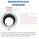 Deliao 12Inch UHook PEX Pipe Holder Talon Clamps 16mm OD Pipe Support 10Pack White