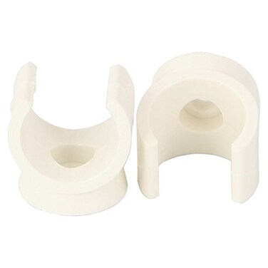 Deliao 12Inch UHook PEX Pipe Holder Talon Clamps 16mm OD Pipe Support 10Pack White