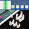 Glarks 140pcs 162025324050MM UShaped PVC Water Pipe Clamps Clips White Plastic U Pipe Clamp Buckles PEX Clips Pipe Hangers Pipe Holder PEX Tubing Clamp for Fixing Cable Pipe Gas Pipe